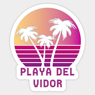 Playa Del Vidor TX Funny Vidor Texas Design Sticker